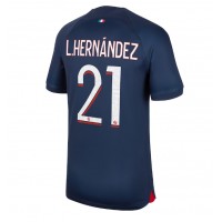Pánský Fotbalový dres Paris Saint-Germain Lucas Hernandez #21 2023-24 Domácí Krátký Rukáv